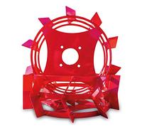 Grünwelt GW-ER430 Roue en fer 43 cm Roue à pelle, roues en fer pour creuser des pommes de terre