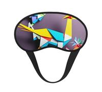 Grues en papier origami multicolores 1 impression pour adultes et enfants bloquant la lumière pour voyage, usage quotidien, sieste, insomnie, camping