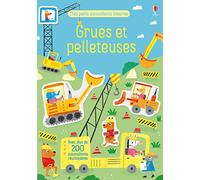 Grues et pelleteuses - Mes petits autocollants Usborne - Dès 3 ans