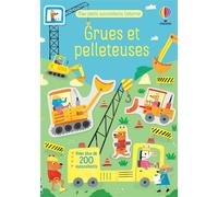 Usborne – Grues et pelleteuses – Mes petits autocollants – Dès 3 ans