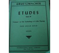 Gruetzmacher Etudes Opus 38 Volume 1 of the Technology of Cello Playing For Cello Solo
