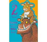 Gruffalo Carte d'anniversaire 2 ans Inscription You're 2 Wow! Enjoy Your Big Day!