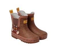 Gruffalo Garçon Empreintes Bottes de Pluie | Côtés élastiques, faciles à enfiler, imprimé Gruffalo intégral, bottines de pluie enfant pour automne & hiver