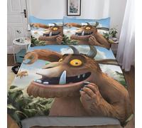 Gruffalo Housse De Couette Enfant De Anime D Imprim¿¿ Parure De Lit Housses De Couettes En Microfibre Avec Fermeture ¿¿Clai Parure De Couette Avec Taies