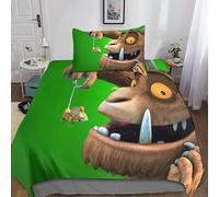 Gruffalo Housse De Couette ¿¿ Motif Anime Impression D Parure De Lit Housses De Couettes En Microfibre Hypoallergique Avec Fermeture ¿¿Clair Pour Enfant