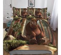 Gruffalo Housse De Couette ¿¿ Motif Anime Impression D Parure De Lit Housses De Couettes En Microfibre Hypoallergique Avec Fermeture ¿¿Clair Pour Enfant