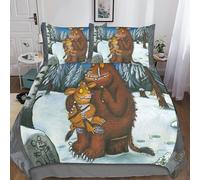 Gruffalo Housse De Couette Parure De Lit De Housses De Couettes Anime Parure De Couette D Microfibre Avec Taies D'oreiller Pour Garcon Adolescents Fil