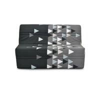 GRUHIER Banquette BZ - Tissu Gris et Noir - L143 x P97 x H89cm - Joe