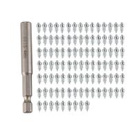 Gruita 100 PièCes Pointes pour Pneus Roue de Scooter Universelle Pneu Neige Pointes Goujons Pneus Anti-DéRapant Vis Goujon Garniture 4X9mm