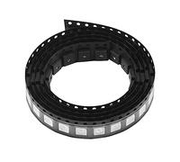 Gruita 100 PièCes SéRies WS2812B RVB LED Puce 5050SMD Blanc PCB WS2812 Pixels de Puce Adressables Individuellement DC5V