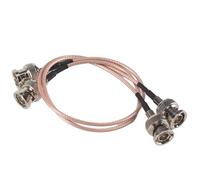 Gruita 2 PièCes 3G HD SDI Câble BNC Câble 30Cm 75 Ohm pour CaméRas éQuipement VidéO Prend en Charge HD-SDI 3G-SDI 4K 8K SDI Câble VidéO