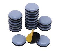 Gruita 24 PièCes SéRies 25Mm Patins de Meubles Patins Auto-AdhéSifs en PTFE de Jambe de Chaise pour Les Meubles Faciles à DéPlacer (Rond)