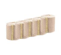 Gruita 5 Rouleaux de Bandage Élastique - Bandage de Compression avec Fermeture Automatique et Clips Supplémentaires, Bandage sans Latex pour Le Sport, A
