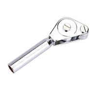 Gruita 5MM Pointe de Canne à PêChe en Acier Inoxydable Guide de Pointe de Tige de Rouleau de PêChe Accessoire de PêChe à la TraîNe pour Bateau de Mer PêChe à la TraîNe