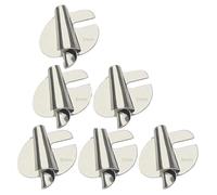 Gruita 6 Pièces Pied D'Ourlet Roulé à Coudre, 3 Mm-8 mm 6 Tailles Large Pied de Pression Roulé Machine à Coudre Pied-De-Biche Pied D'Ourleur Pièces de Rechange Accessoires