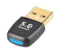 Gruita Adaptateur Bluetooth 5.4 USB Bluetooth Adaptador pour PC Dongle Souris sans Fil Clavier Musique Récepteur Audio Émetteur USB