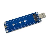 Gruita Adaptateur de Convertisseur de Carte Riser M.2 NVME vers USB 3.0 Adaptateur USB 3.0 vers M-Key NVME USB3.2 pour SSD 2230 2240 2260 2280 M2