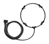 Gruita Anneau de Refroidissement de 16 Pouces, Kit de Ventilateur Extérieur pour une Brise Fraîche de Patio, Accessoires de Ventilateur de Jardin de Patio Extérieur, Européenne
