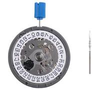 Gruita Bracelet de Montre MéCanique Automatique de Haute PréCision de de Date de Jour de Mouvement NH35 avec la Tige en Acier de Montre de Mouvement