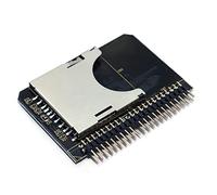 Gruita Carte Convertisseur SD vers 2,5 Pouces IDE 44 Broches Adaptateur de Carte SD IDE Carte Adaptateur de Stockage IntéGréE SSD Carte D'Extension IDE