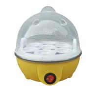 Gruita Cuiseur à Œufs : Cuiseur à Œufs Électrique d'une Capacité de 7 Œufs pour Œufs Durs, Œufs Pochés, Œufs Brouillés, Prise UE Jaune