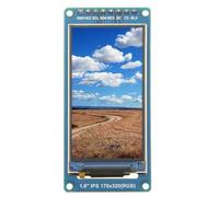 Gruita Écran D'Affichage TFT IPS Plein Angle de 1,9 Pouces, Module D'Affichage Couleur LCD, Port Série SPI, Haute Définition 170 X 320 ST7789