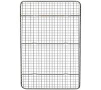 Gruita Grille de Refroidissement et Grille de Cuisson, Convient à Un Moule Quart de Feuille, Acier Inoxydable, Grilles de Bacon à en Fil pour Four 39 x 28CM