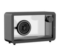 Gruita Haut-Parleur Bluetooth Transparent Portable - Enceinte en Verre Colorée, Portable, Caisson de Basses Extérieur Hi-FI Stéréo.