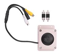 Gruita Microphone Haut-Parleur pour CaméRa de SéCurité ExtéRieure éTanche pour CaméRa IP Enregistrement Audio Interphone Radio Bidirectionnel