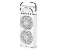 Gruita Modèle de Plug-In Léger de Couleur Multi-Position à Double Ventilateur à Cinq Trous