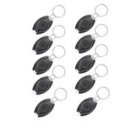 Gruita Paquet de 10 LED Porte-CléS Lampe de Poche Mini LED Porte-CléS LumièRe Portable Ultra Alimenté par Batterie Porte-CléS Torche