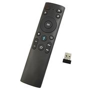 Gruita Q5 + Air Mouse Bluetooth TéLéCommande Vocale Convient pour TV Android Box sans Fil 2.4G TéLéCommande Vocale