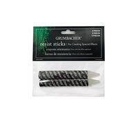 Grumbacher RESIST STICKS EXTRA LARGE WAX CRAYONS 2PK