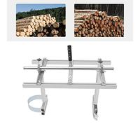 Gruminette pour Tronçonneuse Moulin à Tronçonneuse Portable Rail Barre Scie à Chaîne Réglable en Hauteur Avec échelle et Poignées,Convient pour le Travail du Bois Coupe du Bois