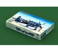 GRUMMAN F8F-1B BEARCAT (Déco France) - HOBBY BOSS 1/48 PLASTIC KIT