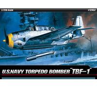 GRUMMAN TBF-1 AVENGER U.S. Navy Torpedo Bomber - ACADEMY 1/72 PLASTIC KIT