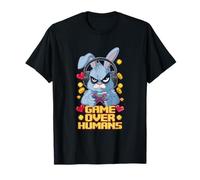 Grumpy Bunny Gamer Geek Gaming Humour Lapin drôle T-Shirt