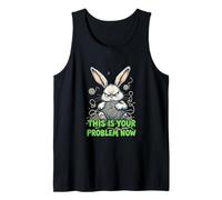Grumpy Bunny Pet Pranksters Cheeky Witty Humour Lapin drôle Débardeur