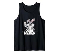 Grumpy Bunny Pet Pranksters Cheeky Witty Humour Lapin drôle Débardeur