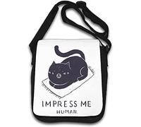 Grumpy Cat Impress Me Sac à bandoulière humain Blanc