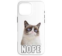 Grumpy Cat NON (6402) Coque pour iPhone 16 Pro Max