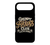 Grumpy Club Lifetime Member Funny Sarcastic Humour Coque pour iPhone Air