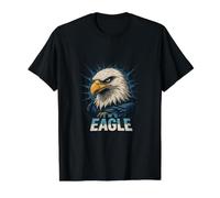 Grumpy Emo Eagle Vibes T-Shirt Graphique avec Valeur, Homme, Noir, S