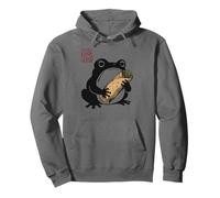 Grumpy Frog Drôle Burrito Cuisine Mexicaine Anime Japonais Sweat à Capuche