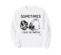 Grumpy Frog Fart Humour Japonais Sometimes I Just Be Farting Sweatshirt