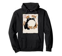 Grumpy Frog Funny Cats Playing Cat Mom Anime Japonais Sweat à Capuche