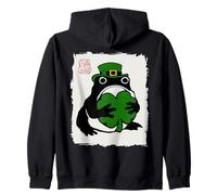 Grumpy Frog Japanese Men Women Kids St. Patrick's Day Sweat à Capuche