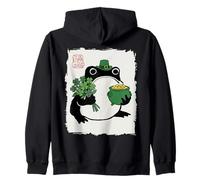 Grumpy Frog Japanese Men Women Kids St. Patrick's Day Sweat à Capuche