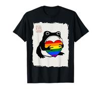 Grumpy Frog Japanese Men Women Pride Month T-Shirt