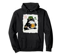 Grumpy Frog Japanese Men Women St. Patrick's Day Beer Sweat à Capuche